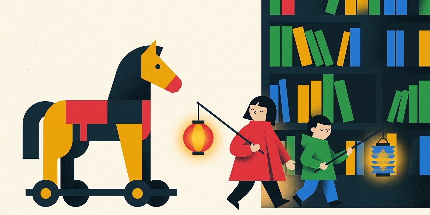 Illustration: Picture-book storytime: St Martin — Ingeborg-Drewitz-Bibliothek