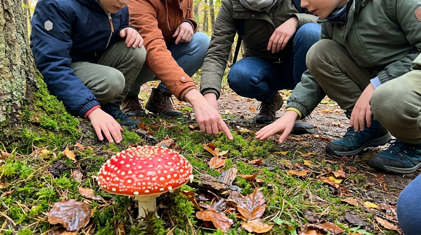 AI-generated image: Guided tour “Discovering Urban Wilderness” — Umweltbildungszentrum im Kienbergpark