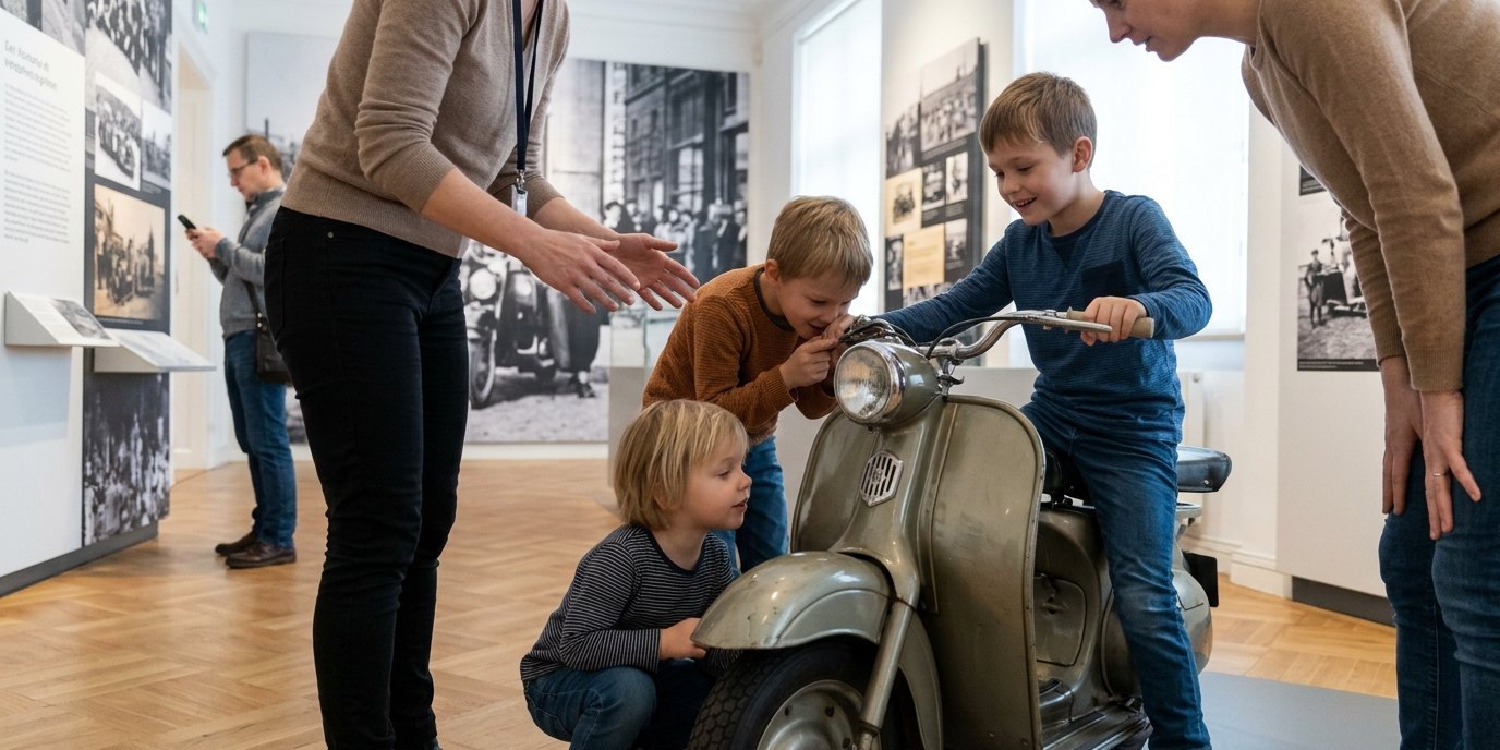 Изображение, созданное ИИ: Экскурсия «Вихрем по BerlinZEIT» — Museum Ephraim-Palais
