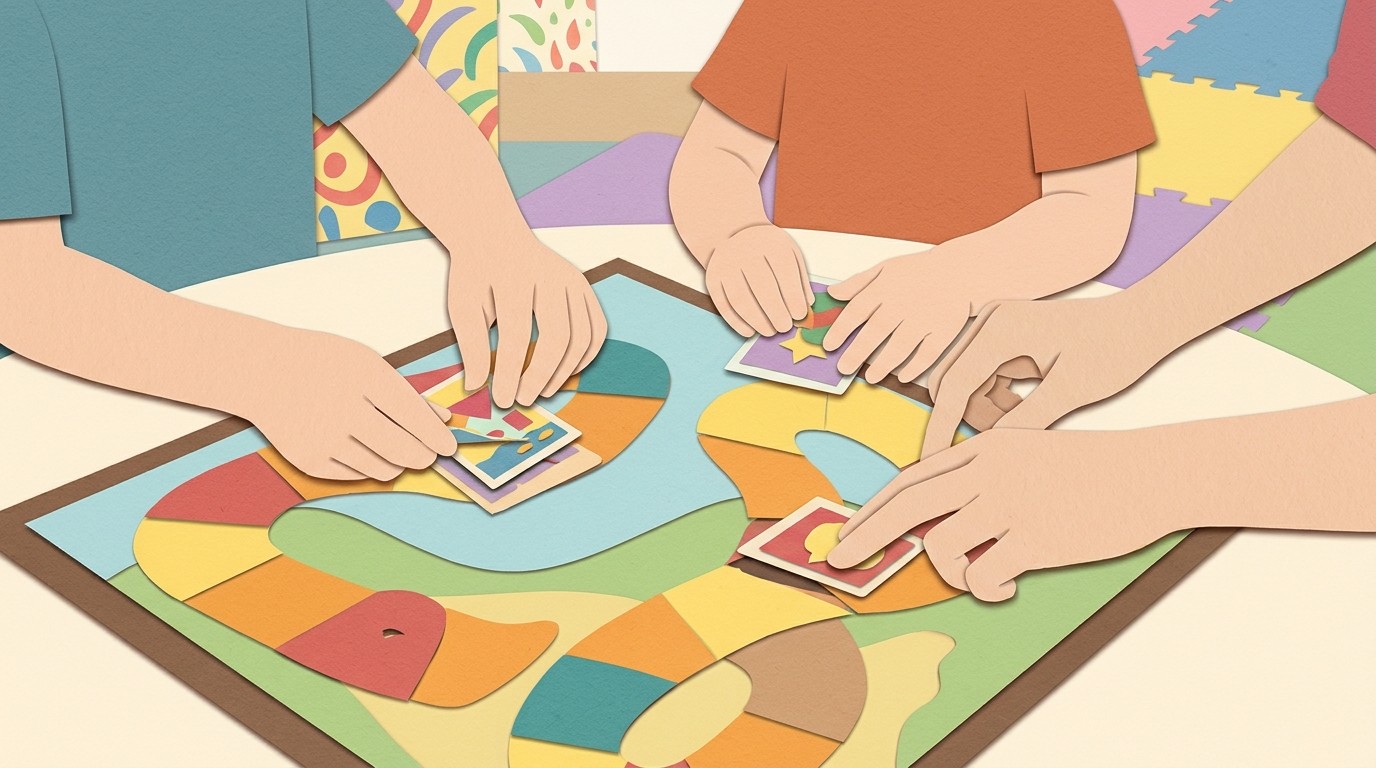 Illustration: Open play café — Evangelisches Familienzentrum Debora