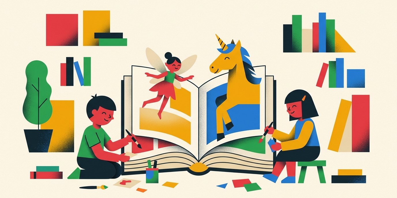Illustration: Stories & crafts “Podesthelden” — Heinrich-Böll-Bibliothek