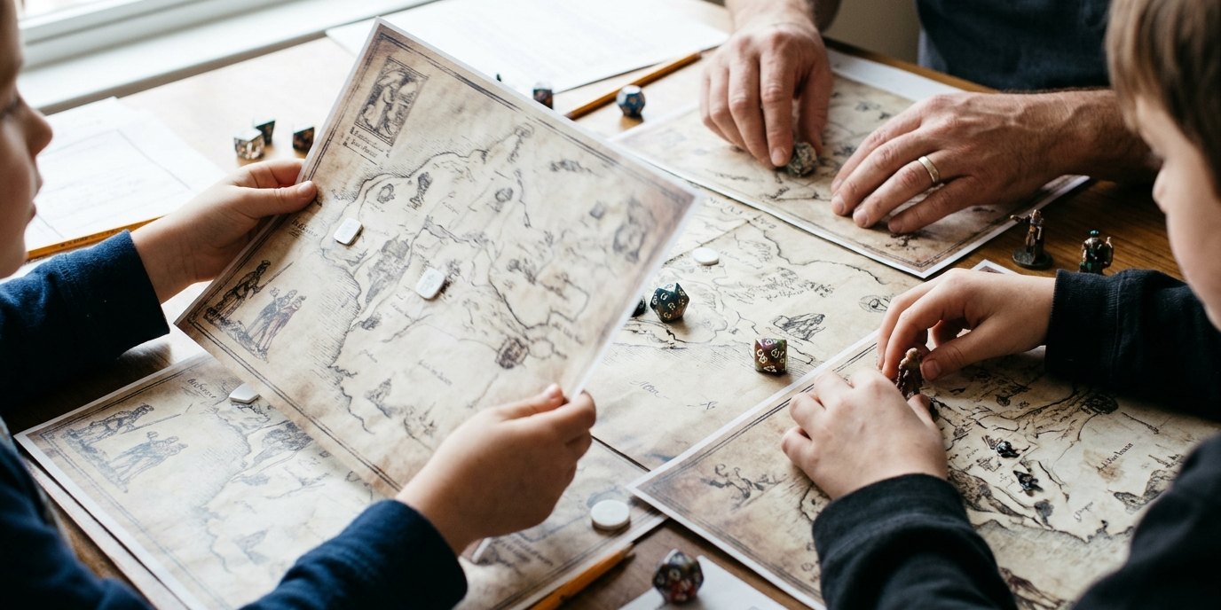 KI-generiertes Bild: Rollenspiel „Das Geheimnis des Magierturms“ — Bibliothek Tempelhof "Eva-Maria-Buch-Haus"