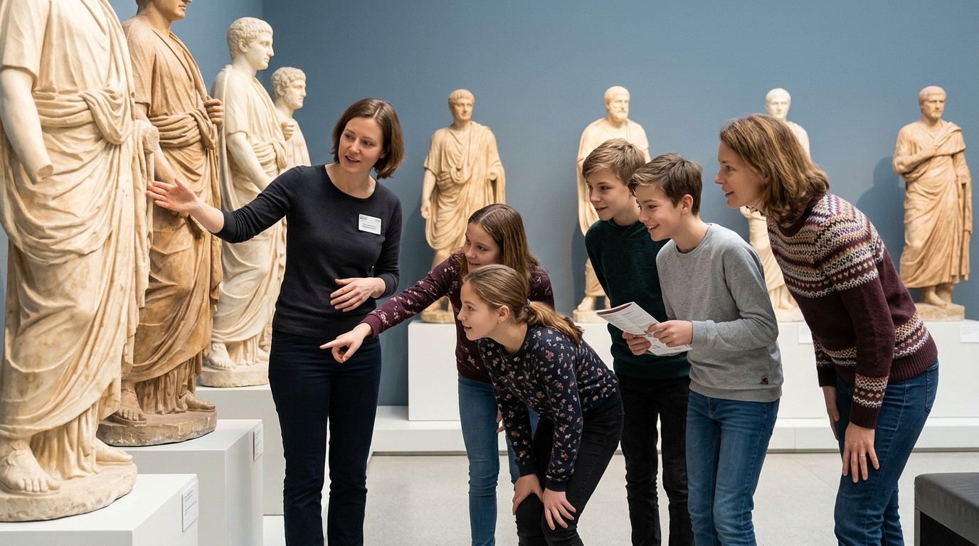 AI-generated image: Guided tour “What Do Heroes Wear?” — Bode-Museum