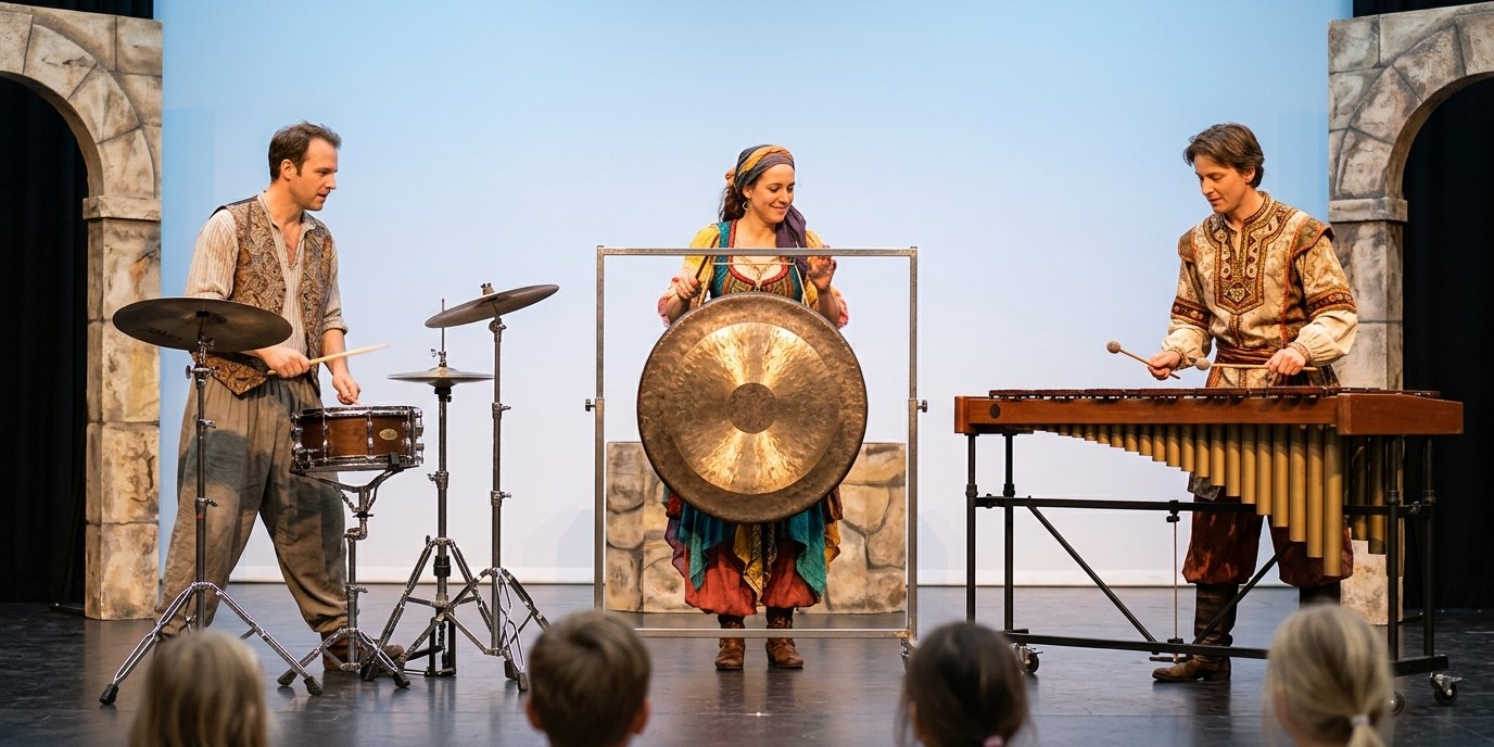AI-generated image: Family concert “Ach so!” — Kunstquartier Bethanien