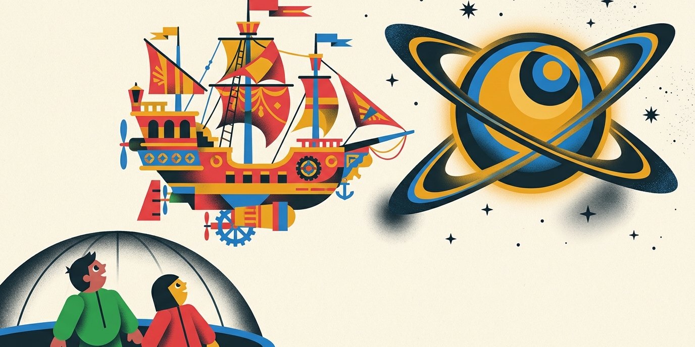 Illustration: Show “The Great Solar System Adventure” — Zeiss-Großplanetarium