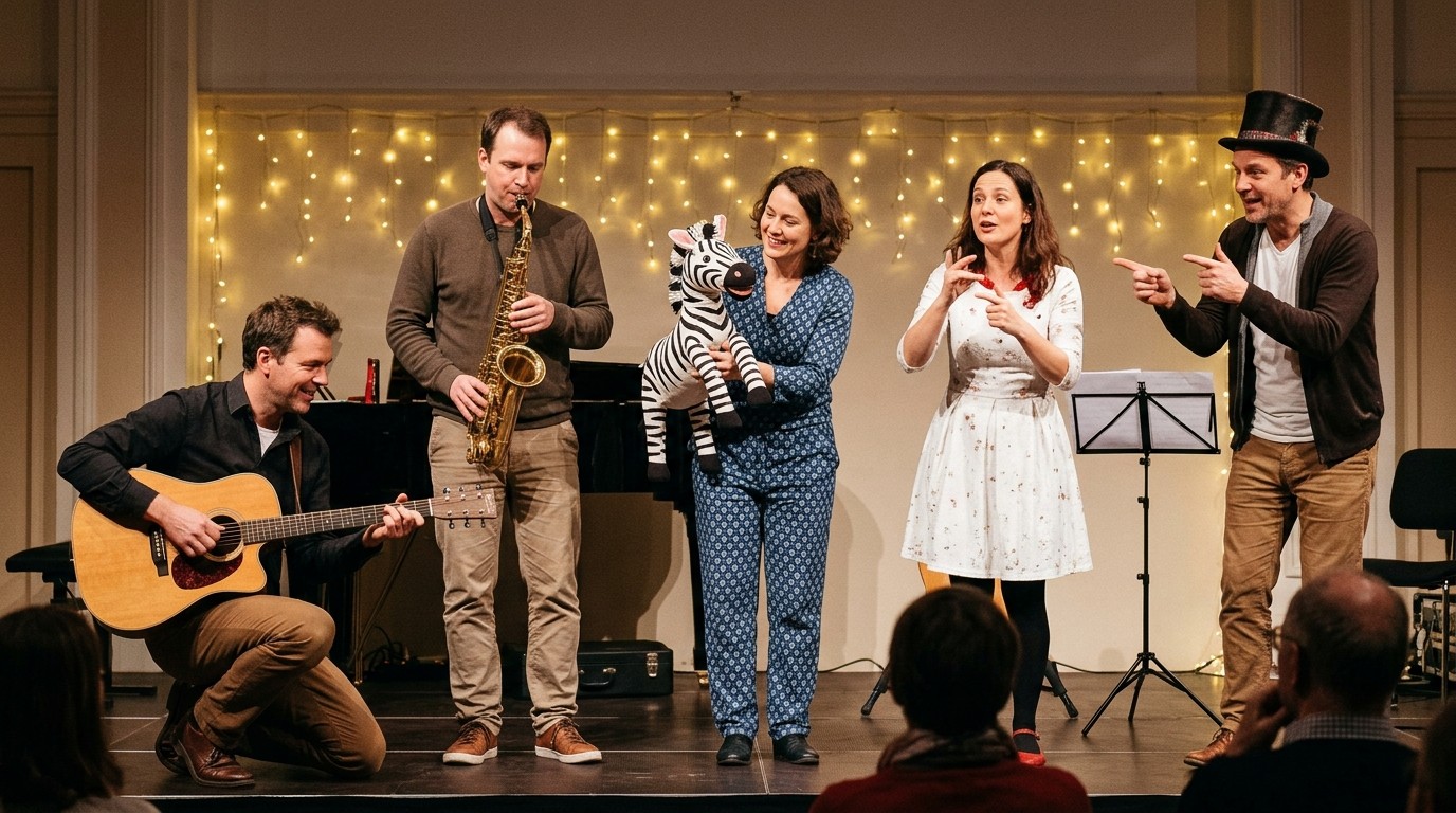 KI-generiertes Bild: Konzert „Komm, sing mit!“ – Weihnachten — Nikolaisaal Potsdam