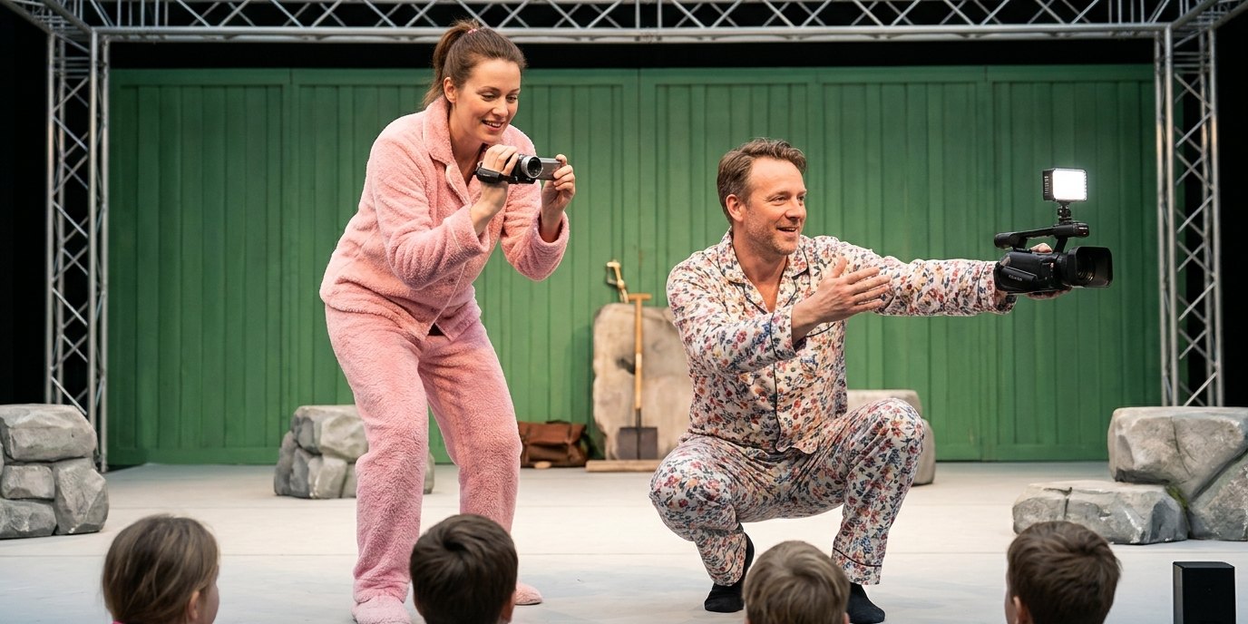 AI-generated image: Play “Scheiblettenkind” — Theater an der Parkaue
