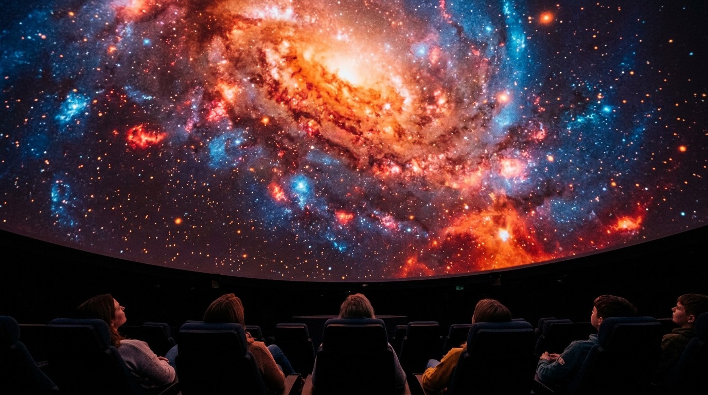 AI-generated image: “Encounters in the Milky Way” — Archenhold-Sternwarte