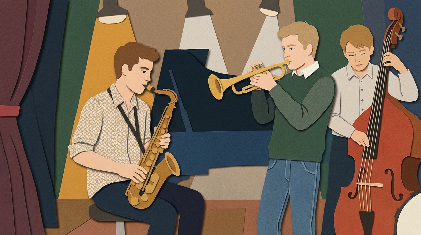 Illustration: Berlin jazz meet-up — Kammerorchester Unter den Linden