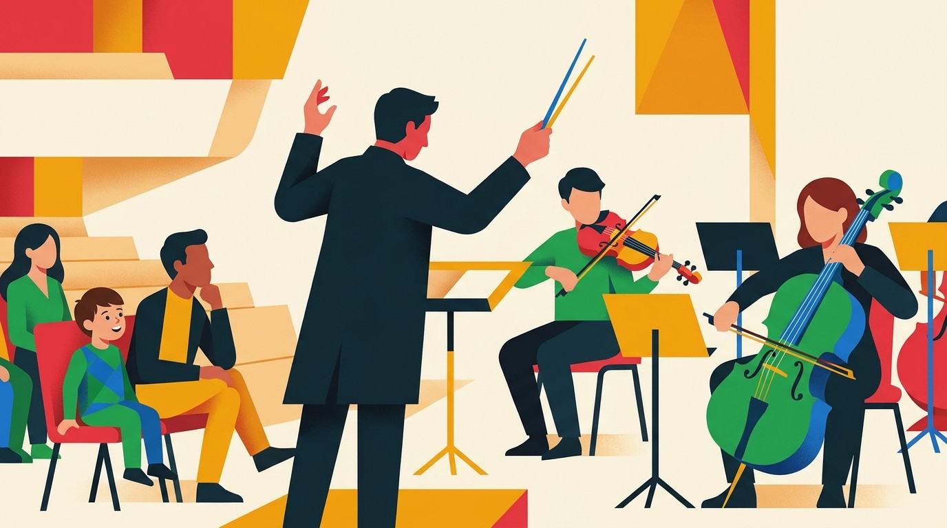 Illustration: Concert “Around the World in 60 Minutes” — Kammerorchester Unter den Linden