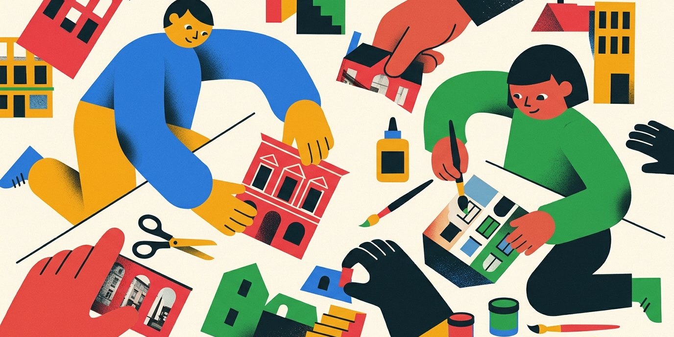 Illustration: Portfolio course and open studio — Jugendkunstschule ATRIUM