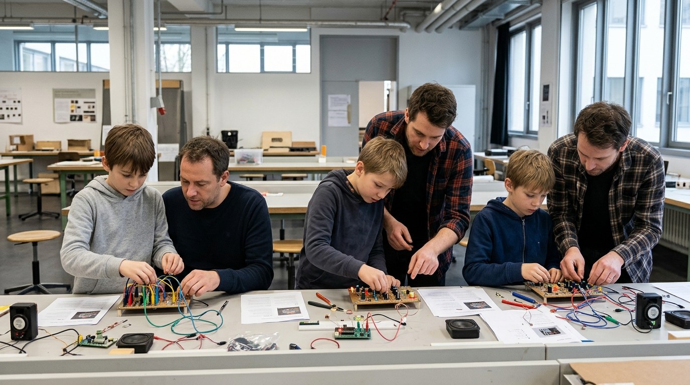 AI-generated image: Workshop “Kandinsky Synths” — Bauhaus-Archiv / Museum für Gestaltung